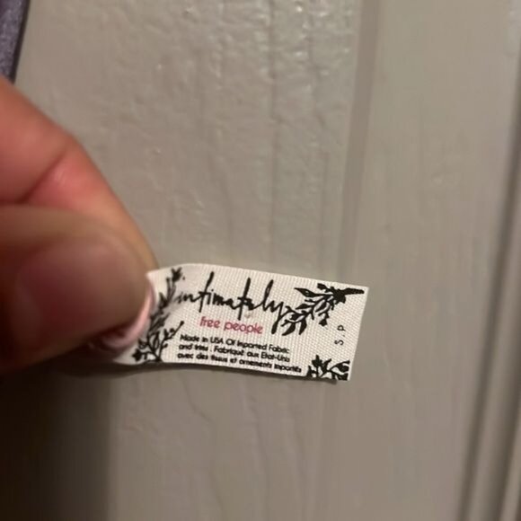 Intimately Free People Satin Slip Dress –Size Small | Pink Floral Open Back Maxi - Picture 4 of 6